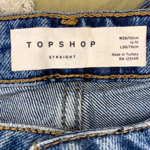 Topshop Straight-Leg Jeans - Picture 6 of 6
